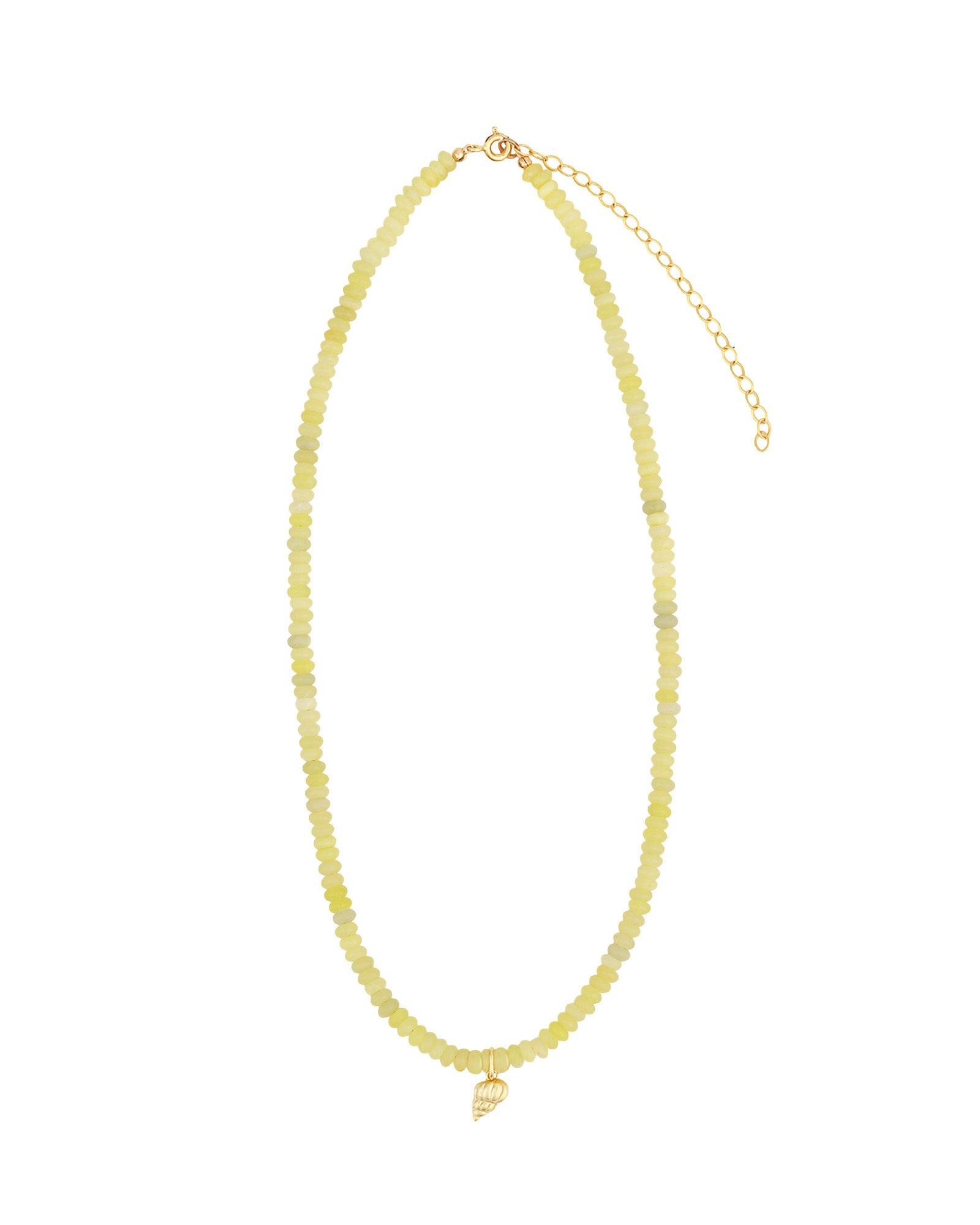 Charm Society-Shell Charm Beaded Necklace-Necklaces-Blue Ruby Jewellery-Vancouver Canada