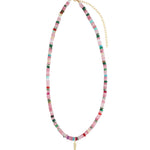 Charm Society-Fish Charm Beaded Necklace-Necklaces-Blue Ruby Jewellery-Vancouver Canada