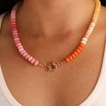 Charm Society-Ombré Beaded Necklace-Necklaces-Blue Ruby Jewellery-Vancouver Canada