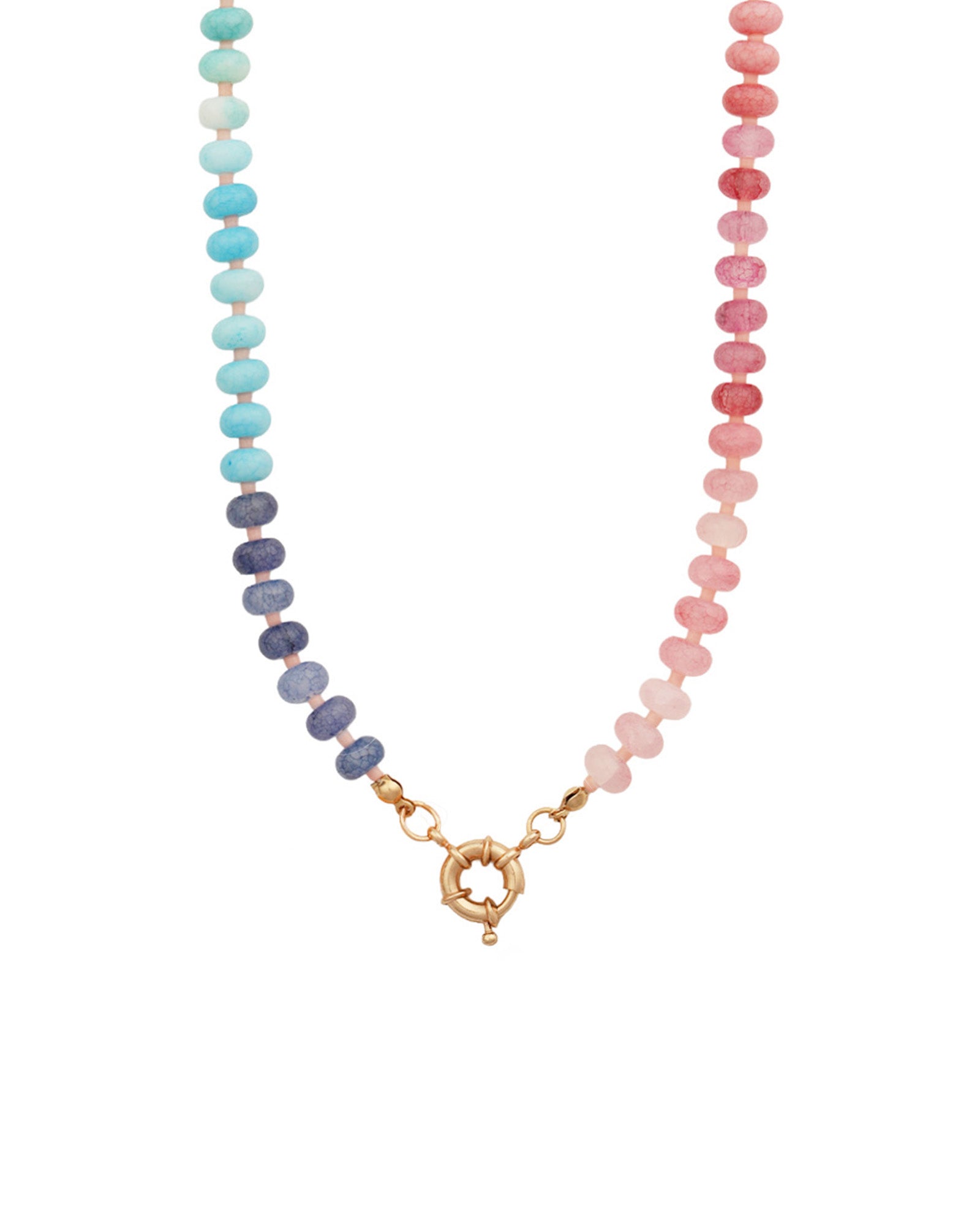 Charm Society-Ombré Beaded Necklace-Necklaces-Blue Ruby Jewellery-Vancouver Canada
