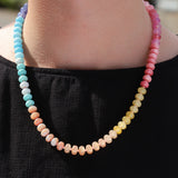 Charm Society-Ombré Beaded Necklace-Necklaces-Blue Ruby Jewellery-Vancouver Canada