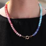 Charm Society-Ombré Beaded Necklace-Necklaces-Blue Ruby Jewellery-Vancouver Canada