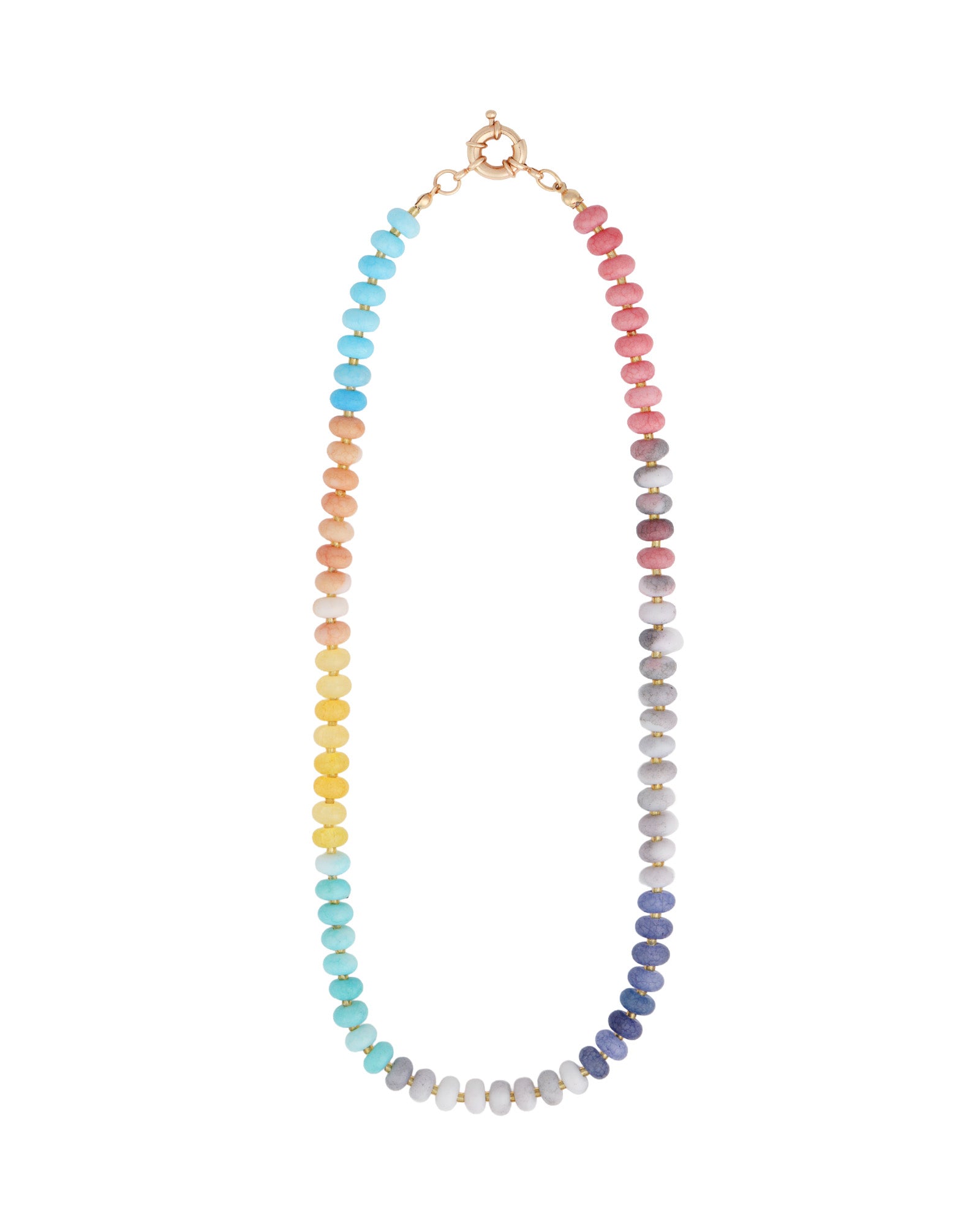 Charm Society-Ombré Beaded Necklace-Necklaces-Blue Ruby Jewellery-Vancouver Canada