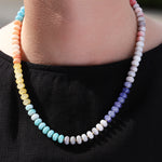 Charm Society-Ombré Beaded Necklace-Necklaces-Blue Ruby Jewellery-Vancouver Canada