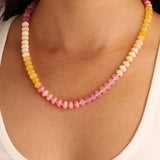 Charm Society-Ombré Beaded Necklace-Necklaces-Blue Ruby Jewellery-Vancouver Canada