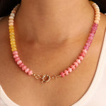 Charm Society-Ombré Beaded Necklace-Necklaces-Blue Ruby Jewellery-Vancouver Canada