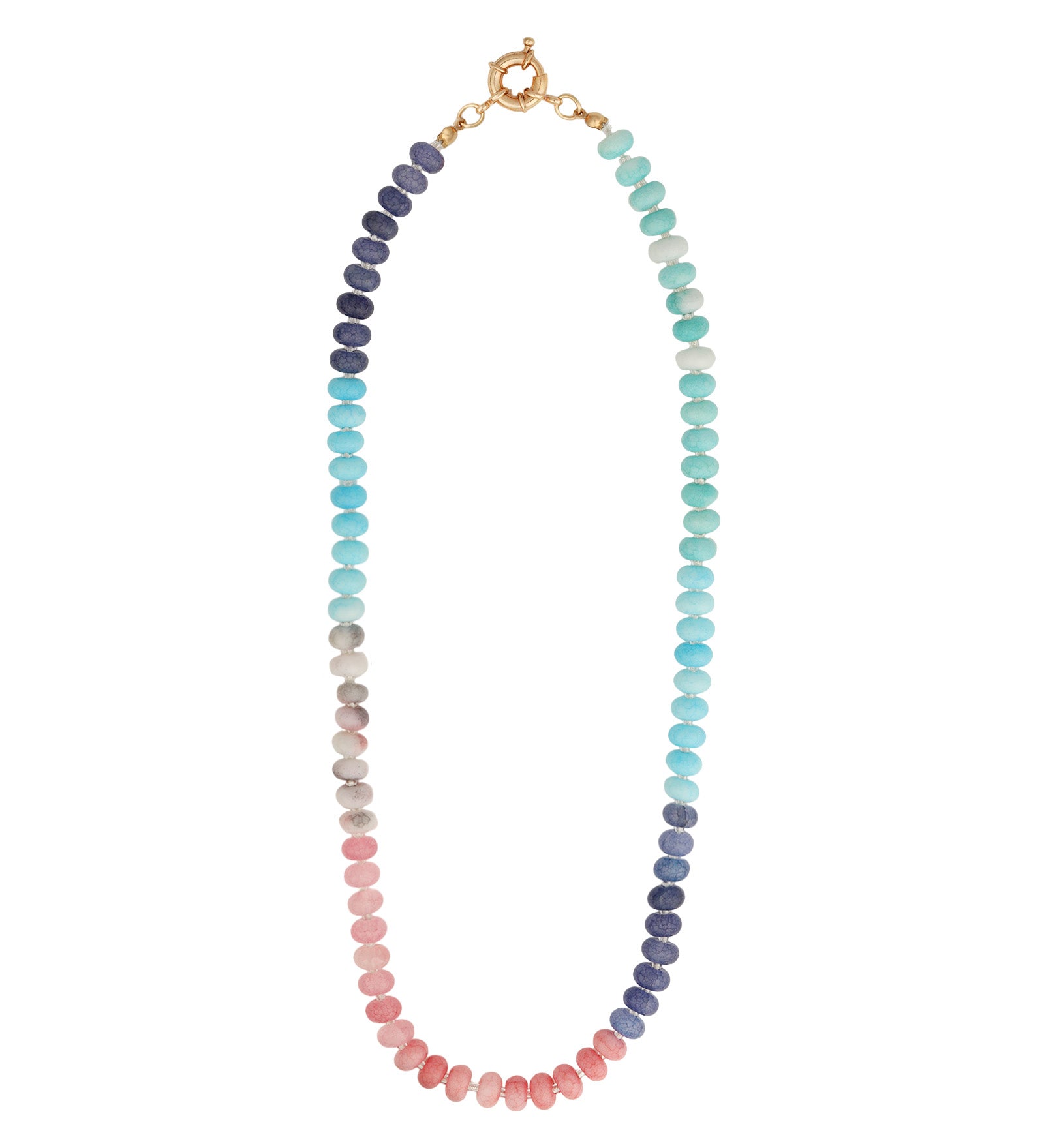 Charm Society-Ombré Beaded Necklace-Necklaces-Blue Ruby Jewellery-Vancouver Canada
