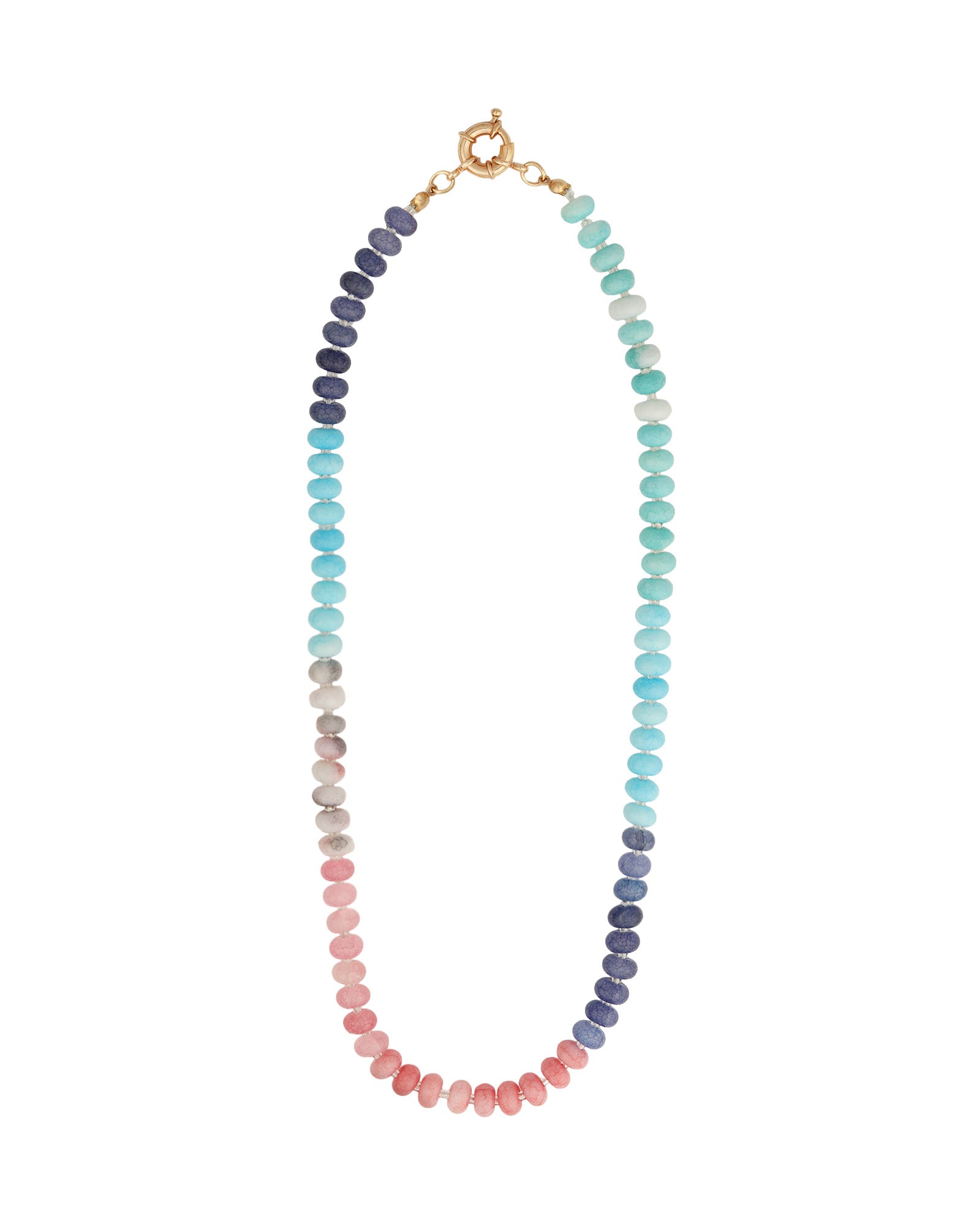 Charm Society-Ombré Beaded Necklace-Necklaces-Blue Ruby Jewellery-Vancouver Canada
