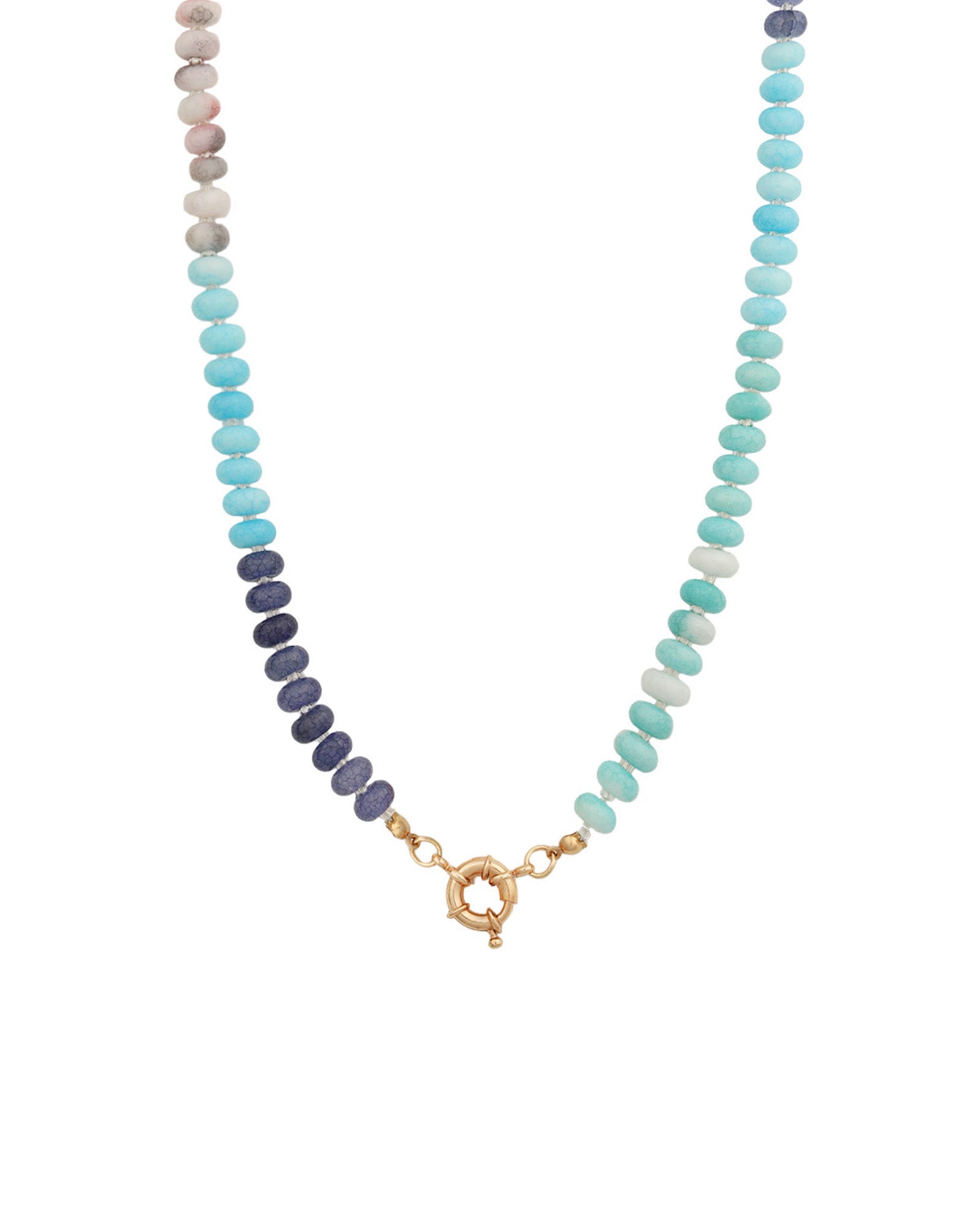 Charm Society-Ombré Beaded Necklace-Necklaces-Blue Ruby Jewellery-Vancouver Canada