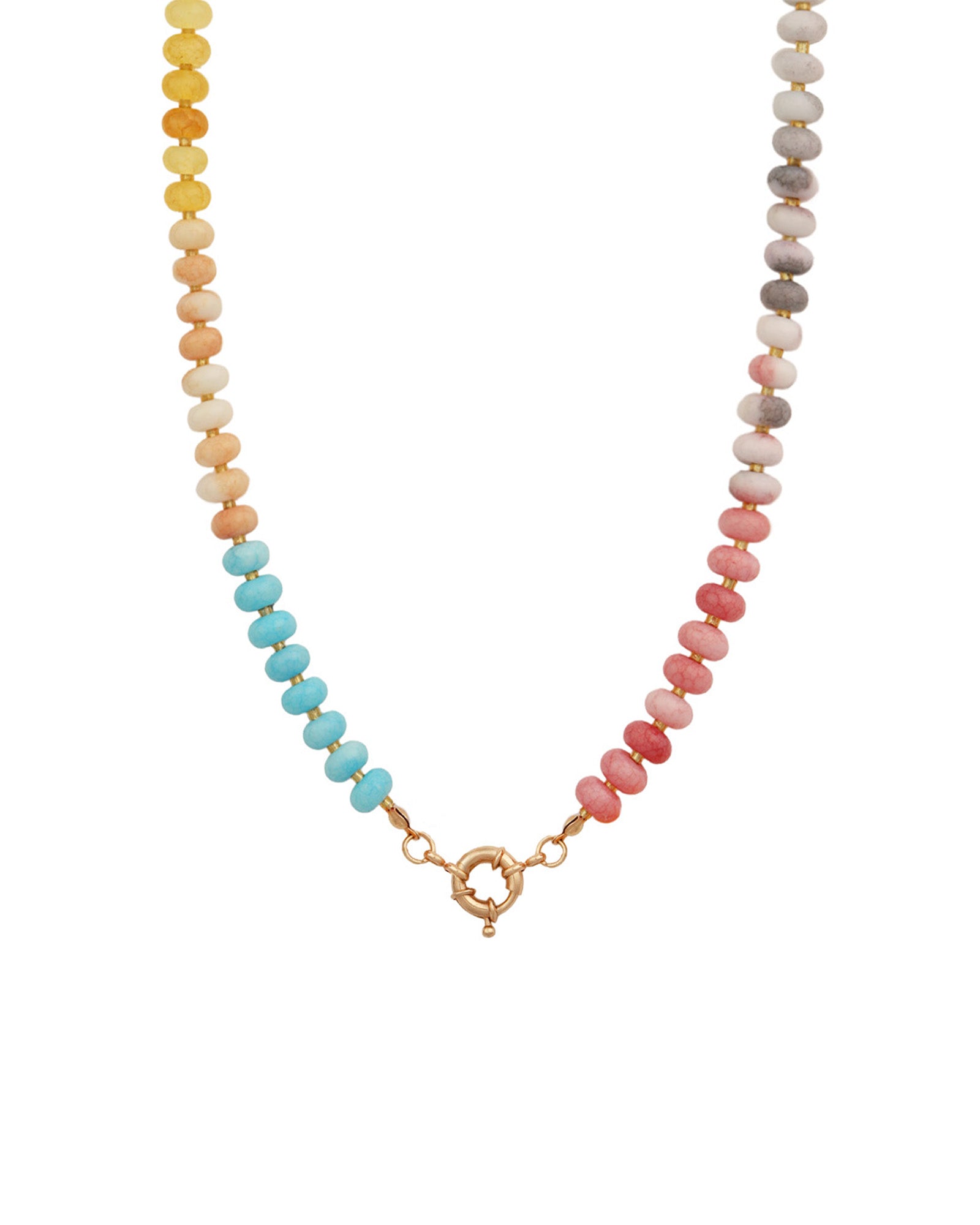 Charm Society-Ombré Beaded Necklace-Necklaces-Blue Ruby Jewellery-Vancouver Canada