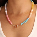 Charm Society-Ombré Beaded Necklace-Necklaces-Blue Ruby Jewellery-Vancouver Canada