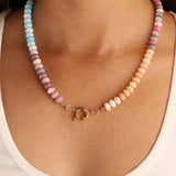 Charm Society-Ombré Beaded Necklace-Necklaces-Blue Ruby Jewellery-Vancouver Canada