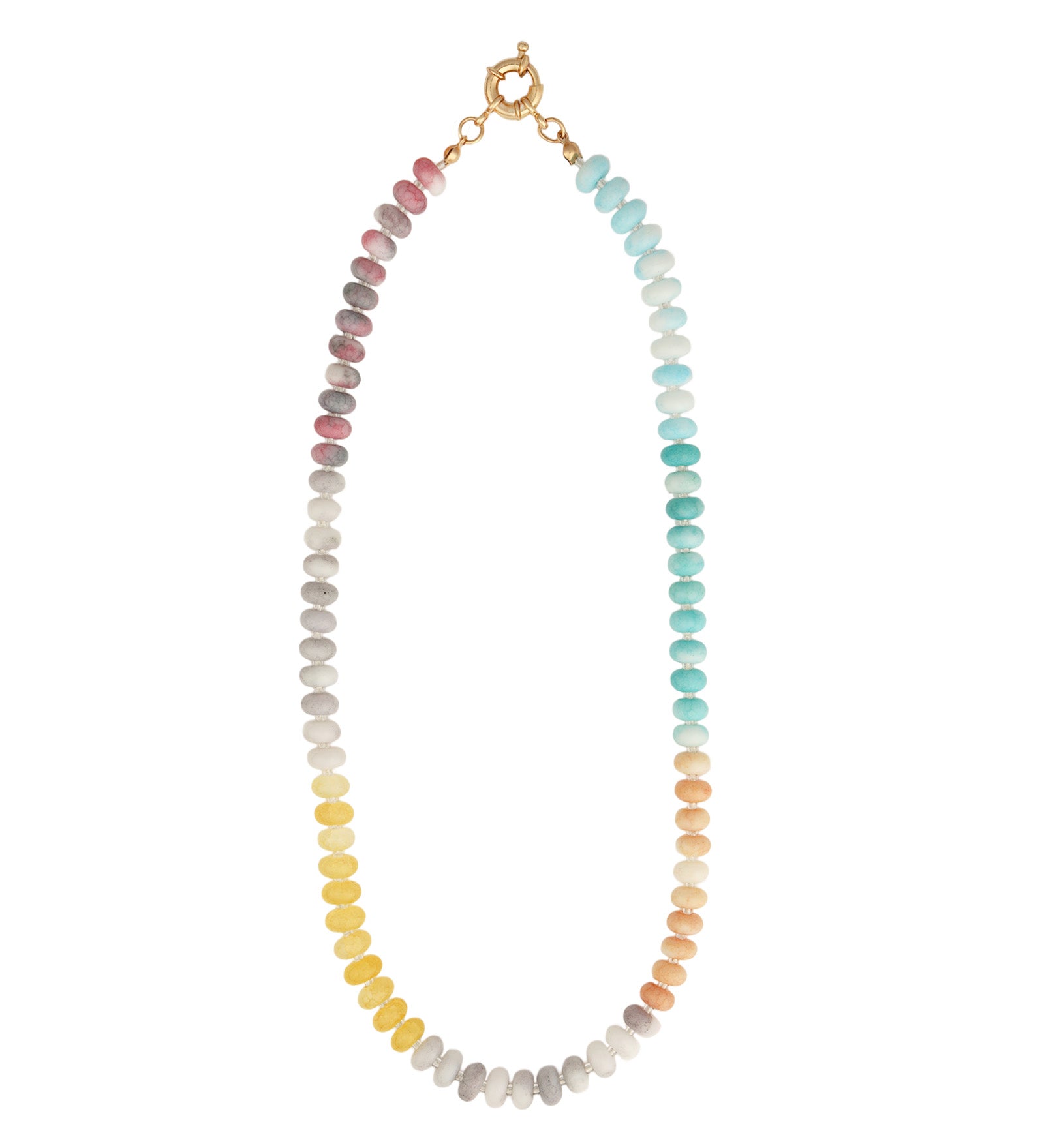 Charm Society-Ombré Beaded Necklace-Necklaces-Blue Ruby Jewellery-Vancouver Canada