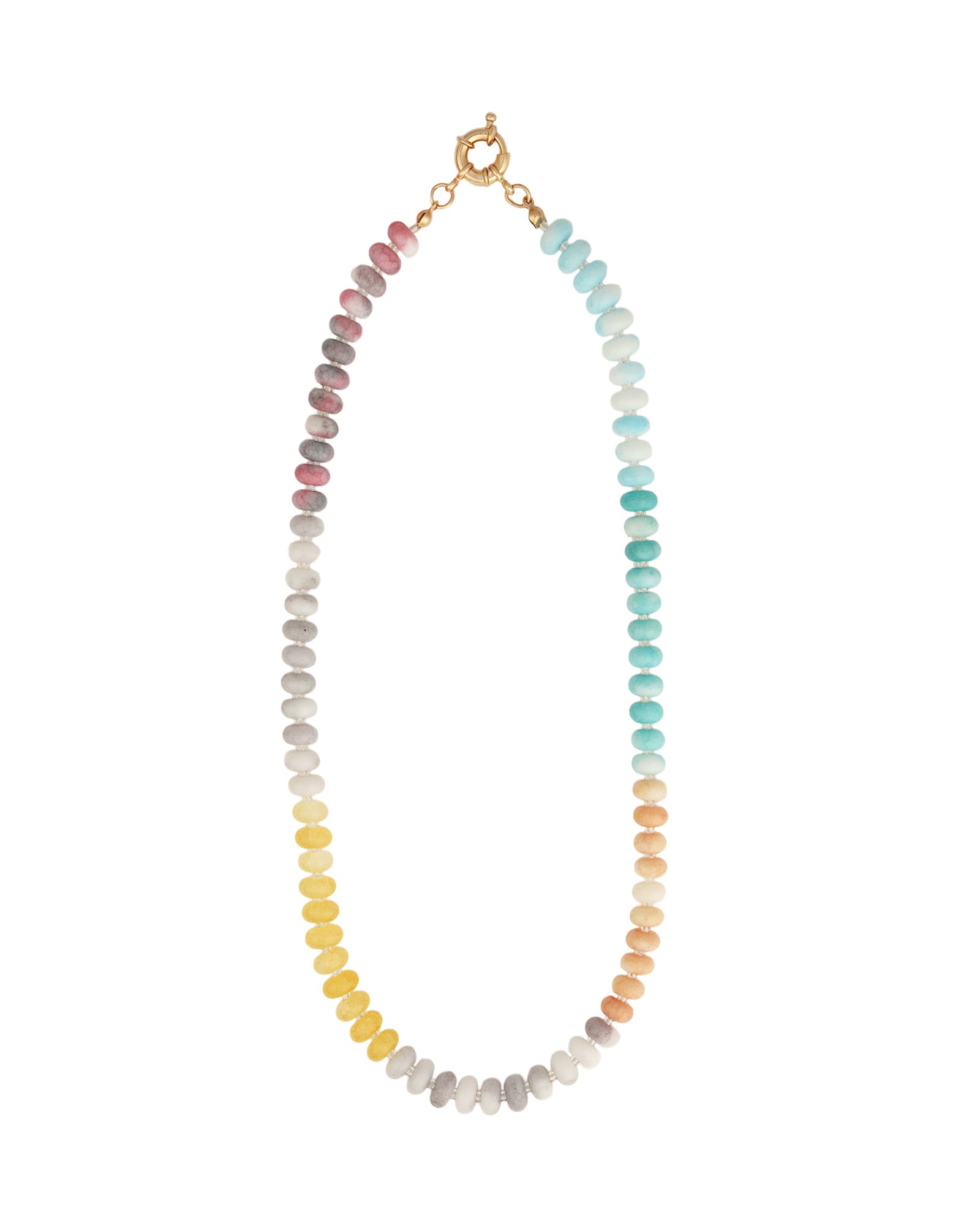 Charm Society-Ombré Beaded Necklace-Necklaces-Blue Ruby Jewellery-Vancouver Canada