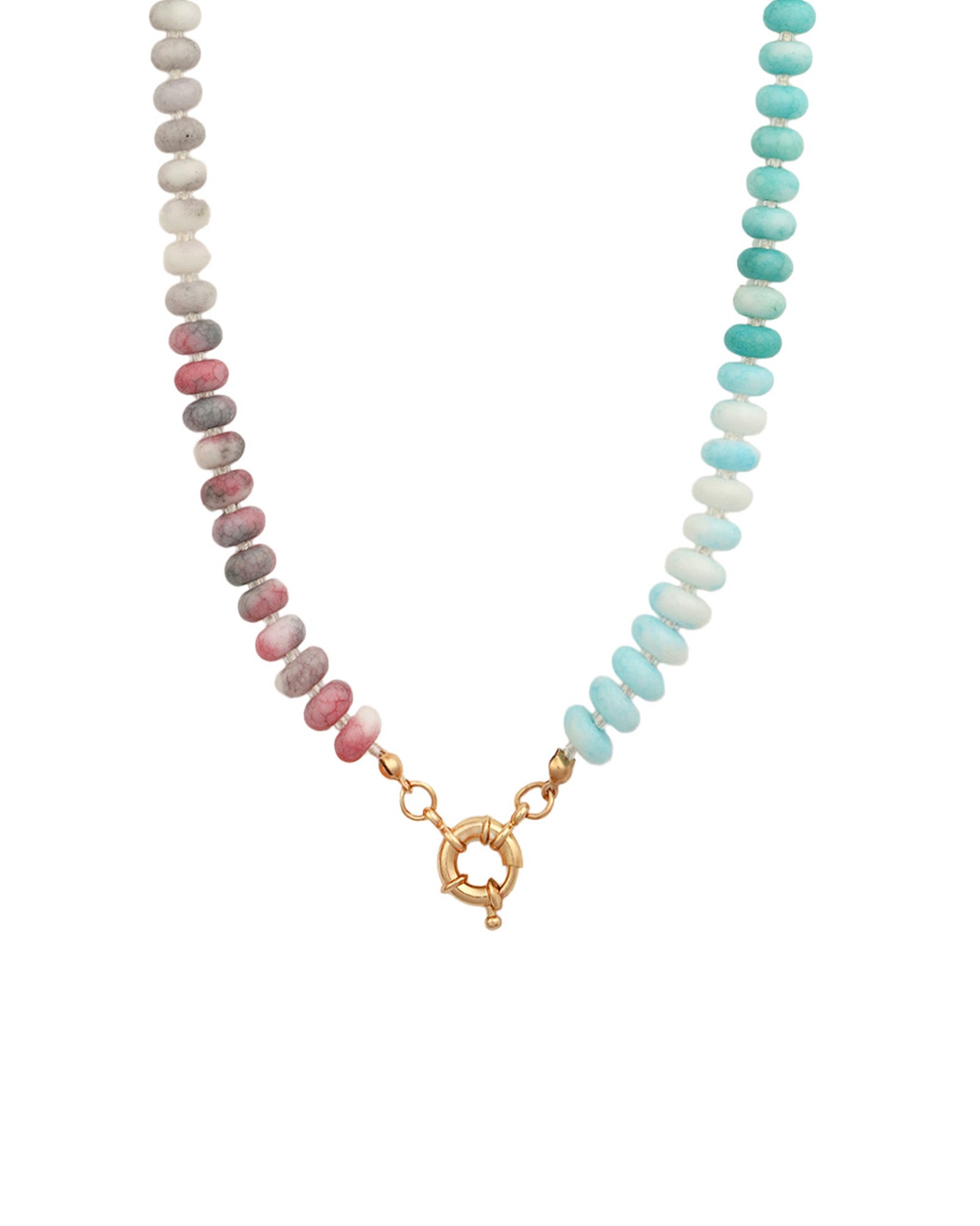 Charm Society-Ombré Beaded Necklace-Necklaces-Blue Ruby Jewellery-Vancouver Canada