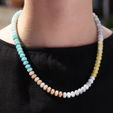 Charm Society-Ombré Beaded Necklace-Necklaces-Blue Ruby Jewellery-Vancouver Canada