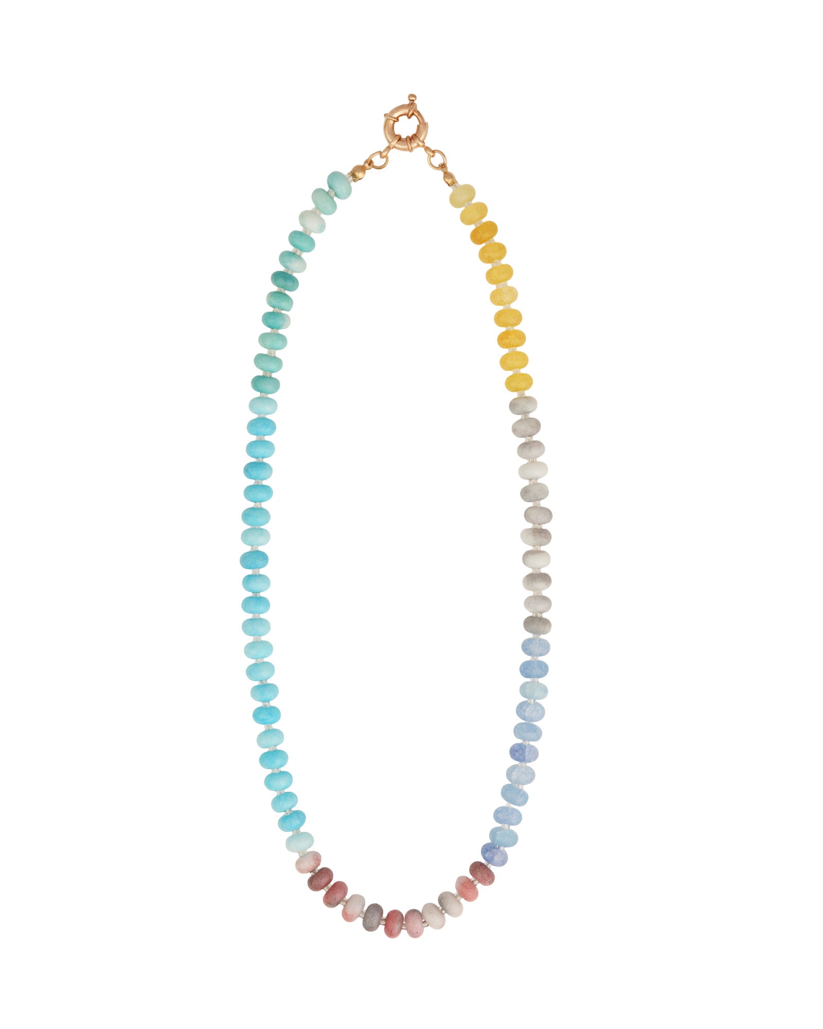 Charm Society-Ombré Beaded Necklace-Necklaces-Blue Ruby Jewellery-Vancouver Canada