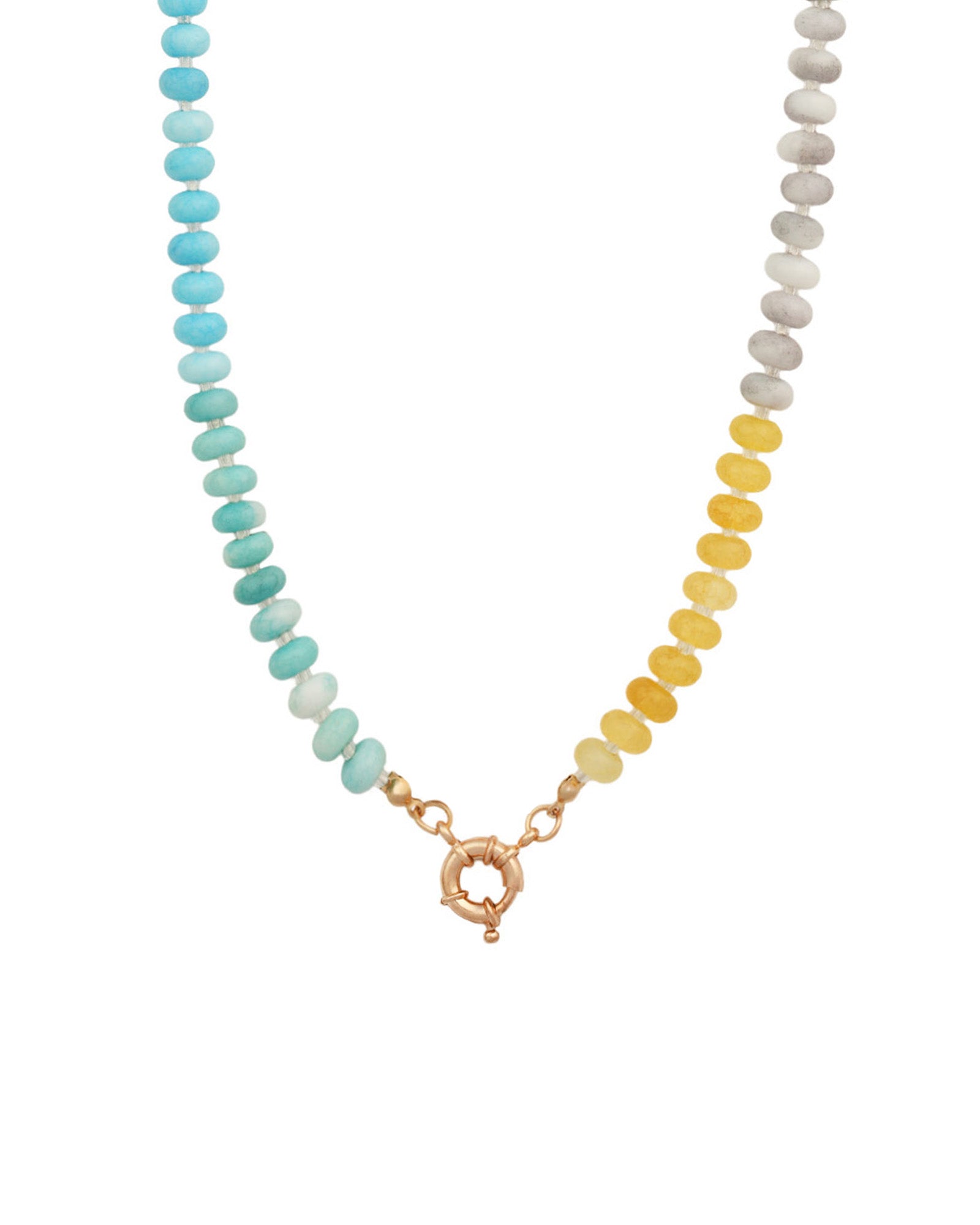 Charm Society-Ombré Beaded Necklace-Necklaces-Blue Ruby Jewellery-Vancouver Canada