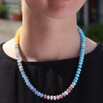 Charm Society-Ombré Beaded Necklace-Necklaces-Blue Ruby Jewellery-Vancouver Canada