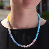 Charm Society-Ombré Beaded Necklace-Necklaces-Blue Ruby Jewellery-Vancouver Canada