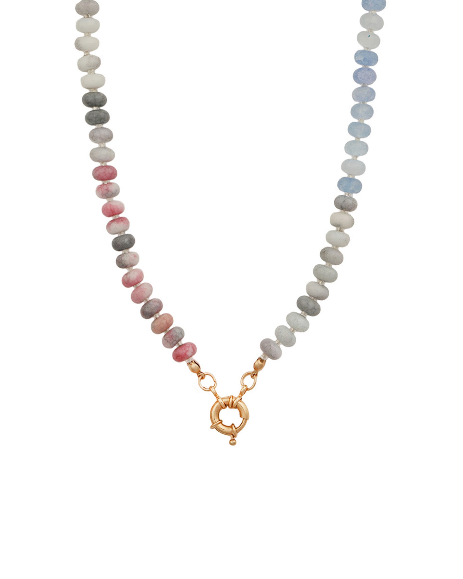 Charm Society-Ombré Beaded Necklace-Necklaces-Blue Ruby Jewellery-Vancouver Canada