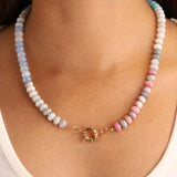 Charm Society-Ombré Beaded Necklace-Necklaces-Blue Ruby Jewellery-Vancouver Canada