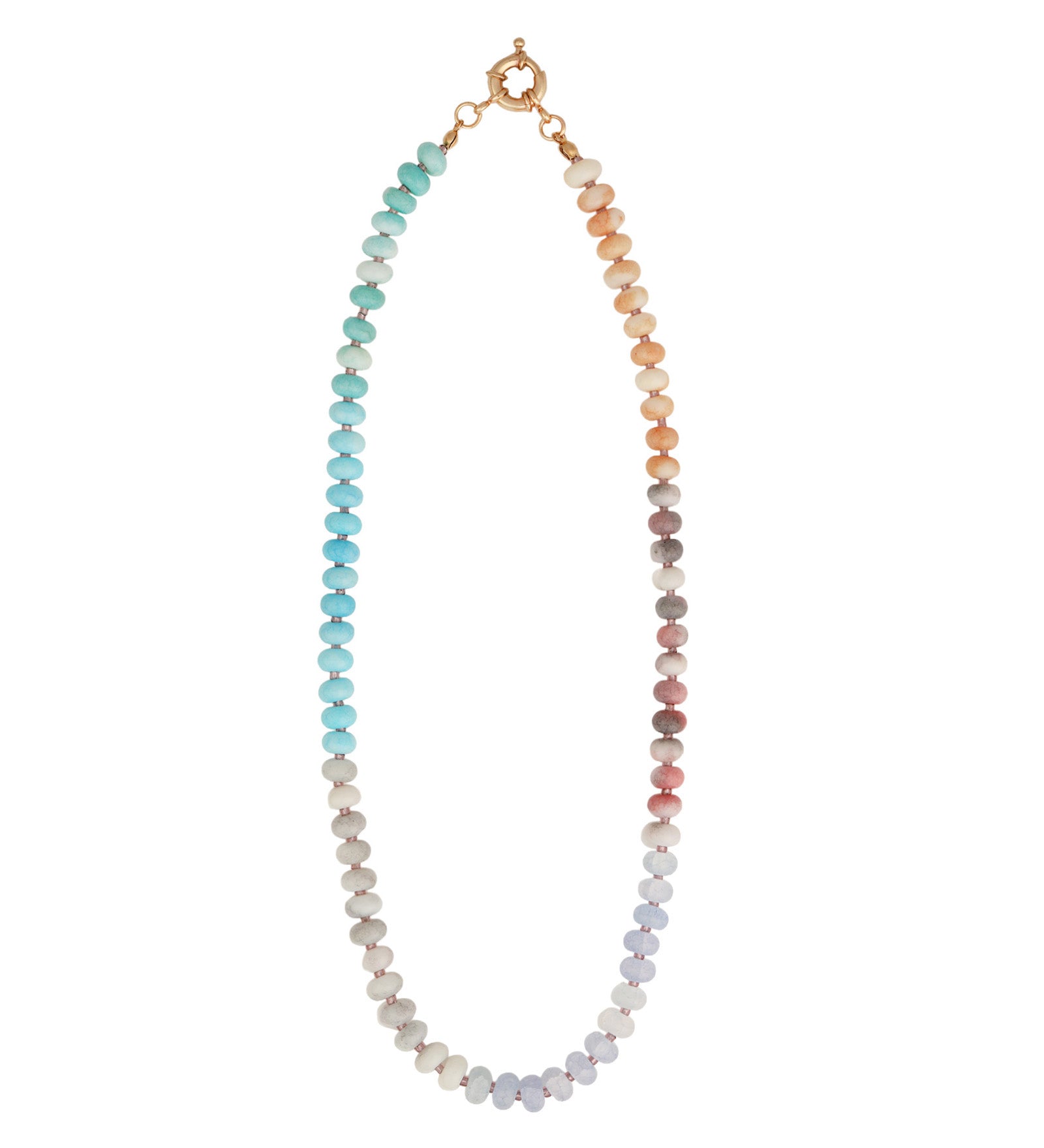 Charm Society-Ombré Beaded Necklace-Necklaces-Blue Ruby Jewellery-Vancouver Canada