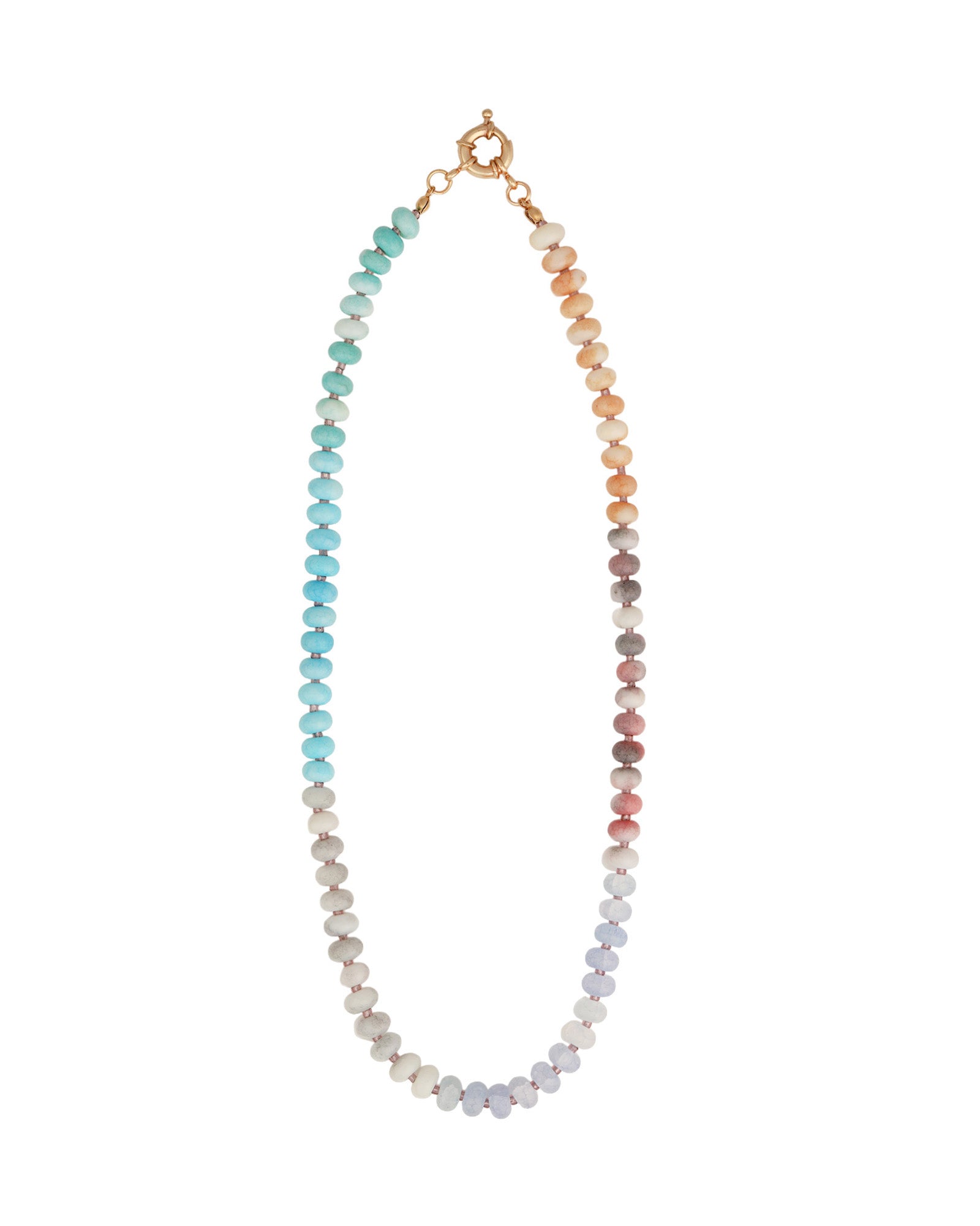 Charm Society-Ombré Beaded Necklace-Necklaces-Blue Ruby Jewellery-Vancouver Canada