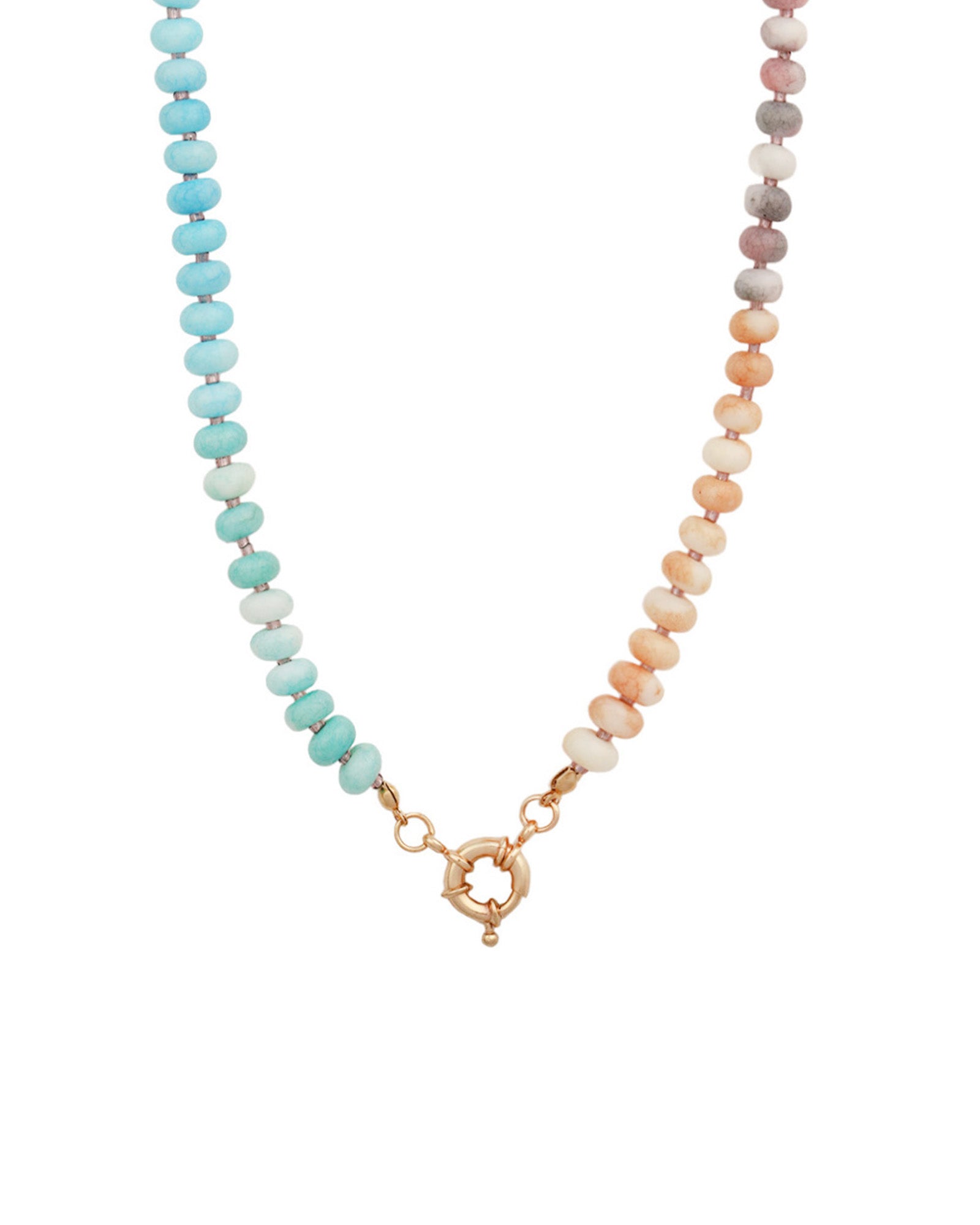 Charm Society-Ombré Beaded Necklace-Necklaces-Blue Ruby Jewellery-Vancouver Canada
