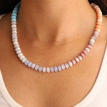 Charm Society-Ombré Beaded Necklace-Necklaces-Blue Ruby Jewellery-Vancouver Canada