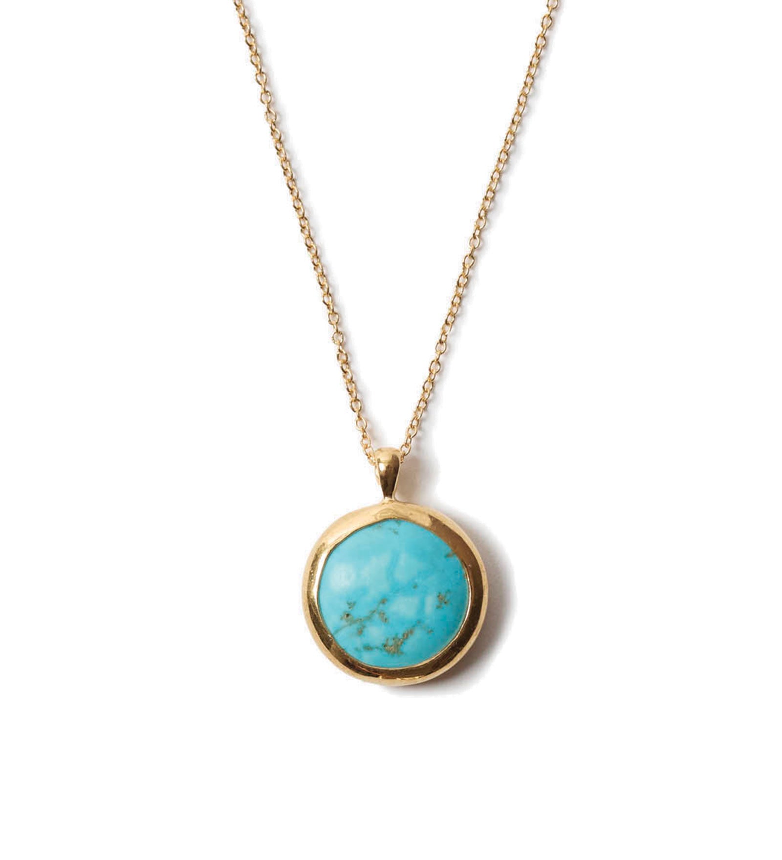 Sardina Necklace 18k Gold Vermeil, Turquoise
