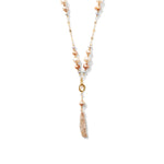 Pearl Penina Pendant Necklace 18k Gold Vermeil, Champagne Pearl