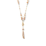 Pearl Penina Pendant Necklace 18k Gold Vermeil, Champagne Pearl
