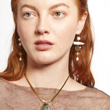 Mixed Stone Shape Hooks 18k Gold Vermeil, White Pearl