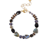 Viola Bracelet 18k Gold Vermeil, Iolite