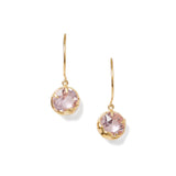 June Birthstone Earrings 18k Gold Vermeil, Alexandrite Crystal