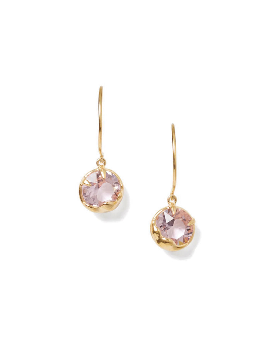 June Birthstone Earrings 18k Gold Vermeil, Alexandrite Crystal