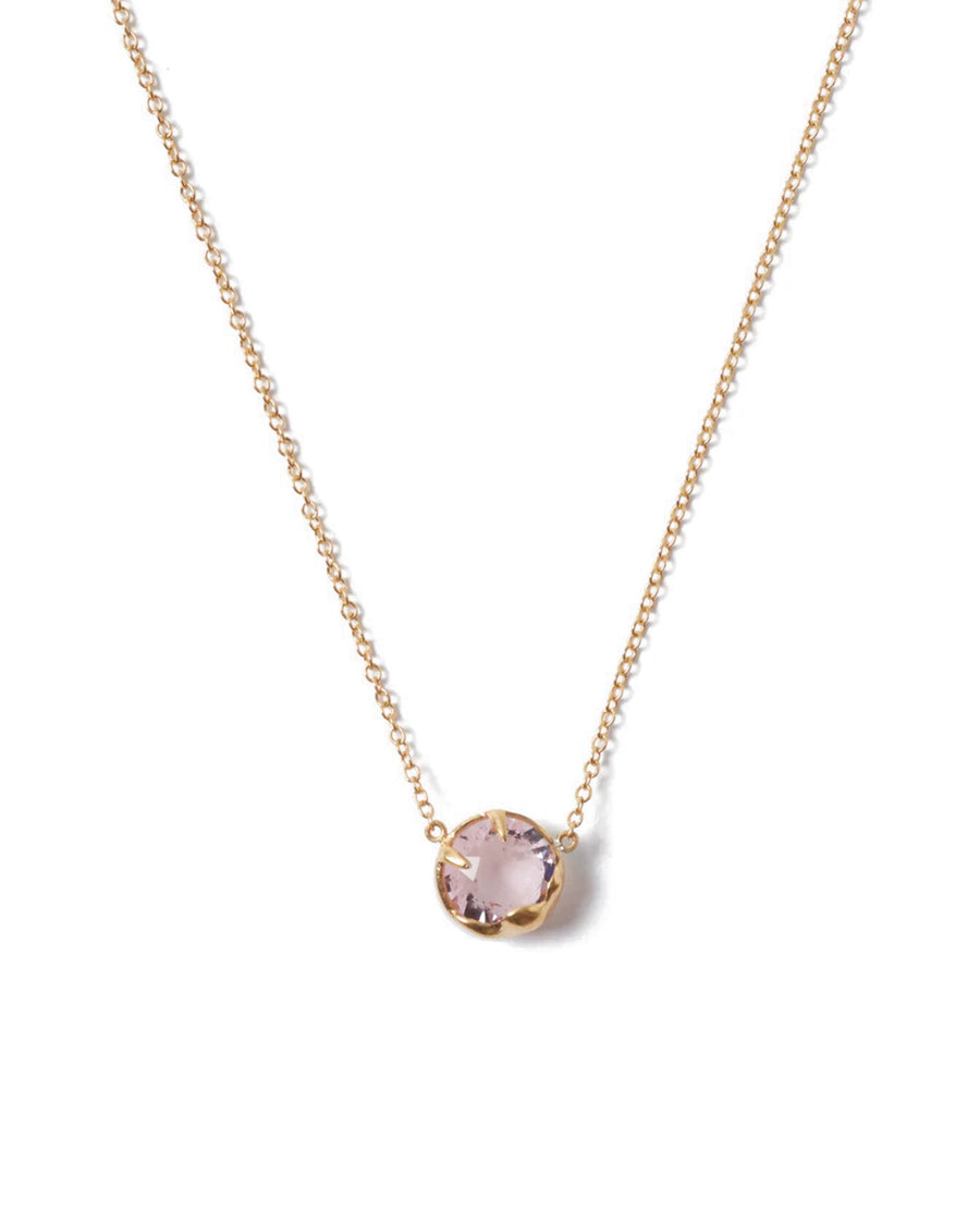 June Birthstone Necklace 18k Gold Vermeil, Alexandrite Crystal