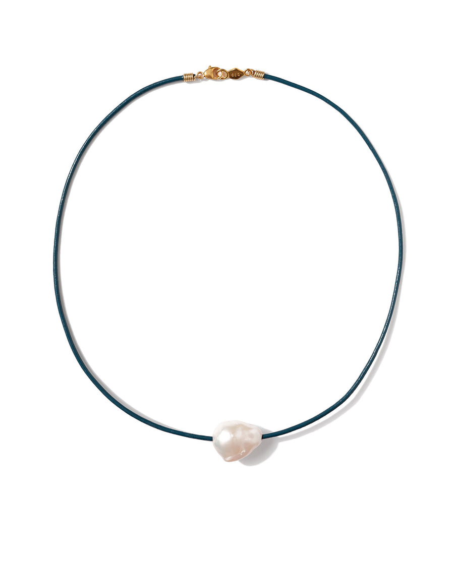 Isla Pearl Necklace 18k Gold Vermeil, White Pearl