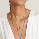 Calypso Necklace 18k Gold Vermeil, White Pearl