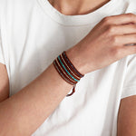 Santi Wrap Bracelet 18k Gold Vermeil, Turquoise