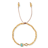 Chan Luu-Bermuda Bracelet-Bracelets-18k Gold Vermeil, Citrine-Blue Ruby Jewellery-Vancouver Canada