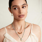 Oval Emerald Drop Necklace 18k Gold Vermeil, Emerald