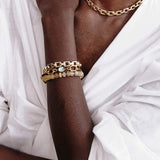 Ellis Chain Link Bracelet 18k Gold Plated