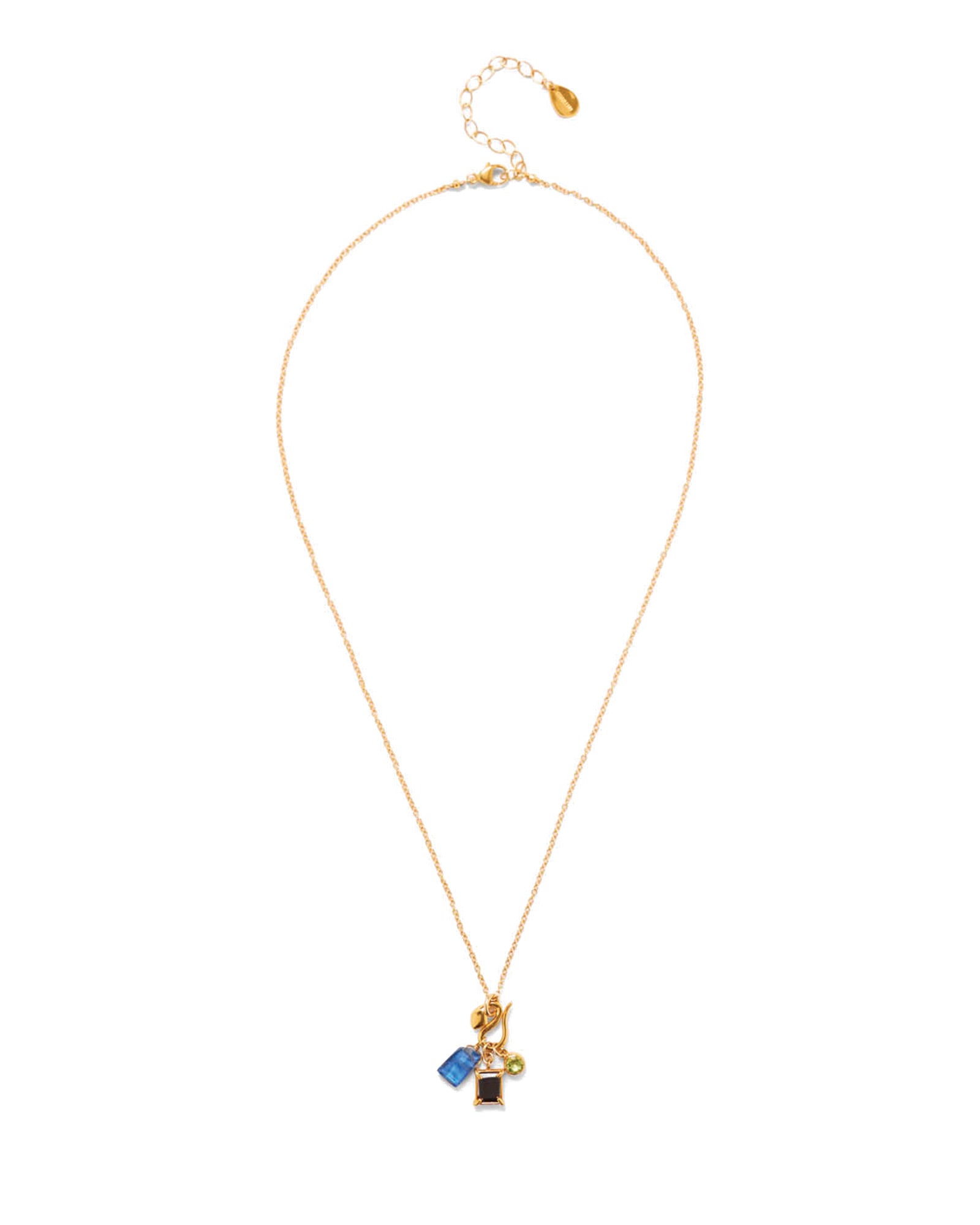 Cobra Necklace 18k Gold Vermeil, Kyanite
