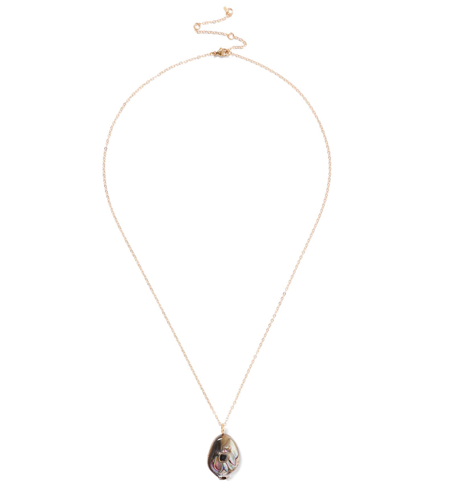 Oasis Necklace 14k Yellow Gold, Diamond