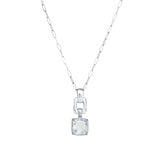 Chan Luu-Ellis Necklace-Necklaces-Silver Plated, Crystal-Blue Ruby Jewellery-Vancouver Canada