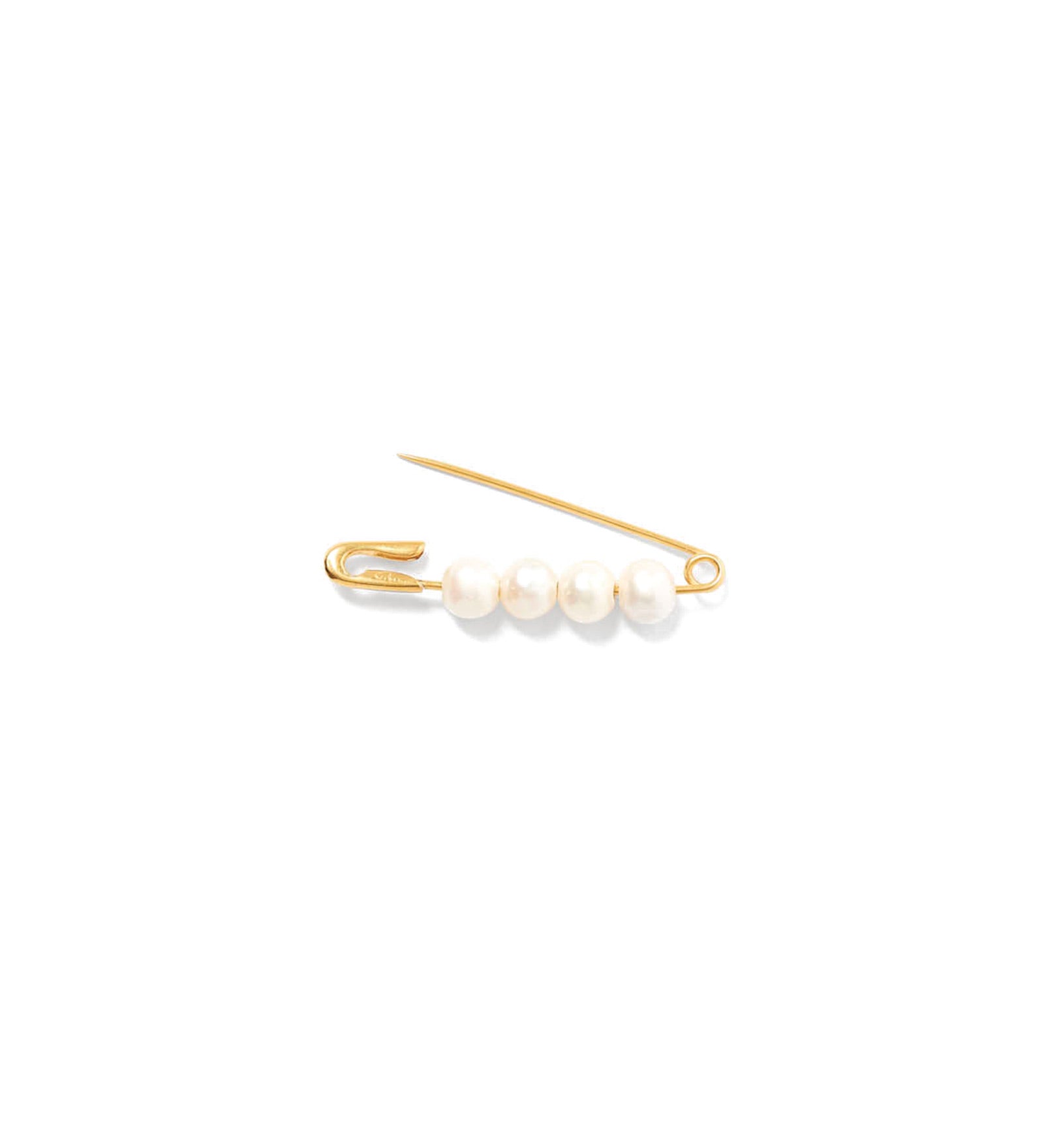 Naya Brooch 18k Gold Vermeil, White Pearl
