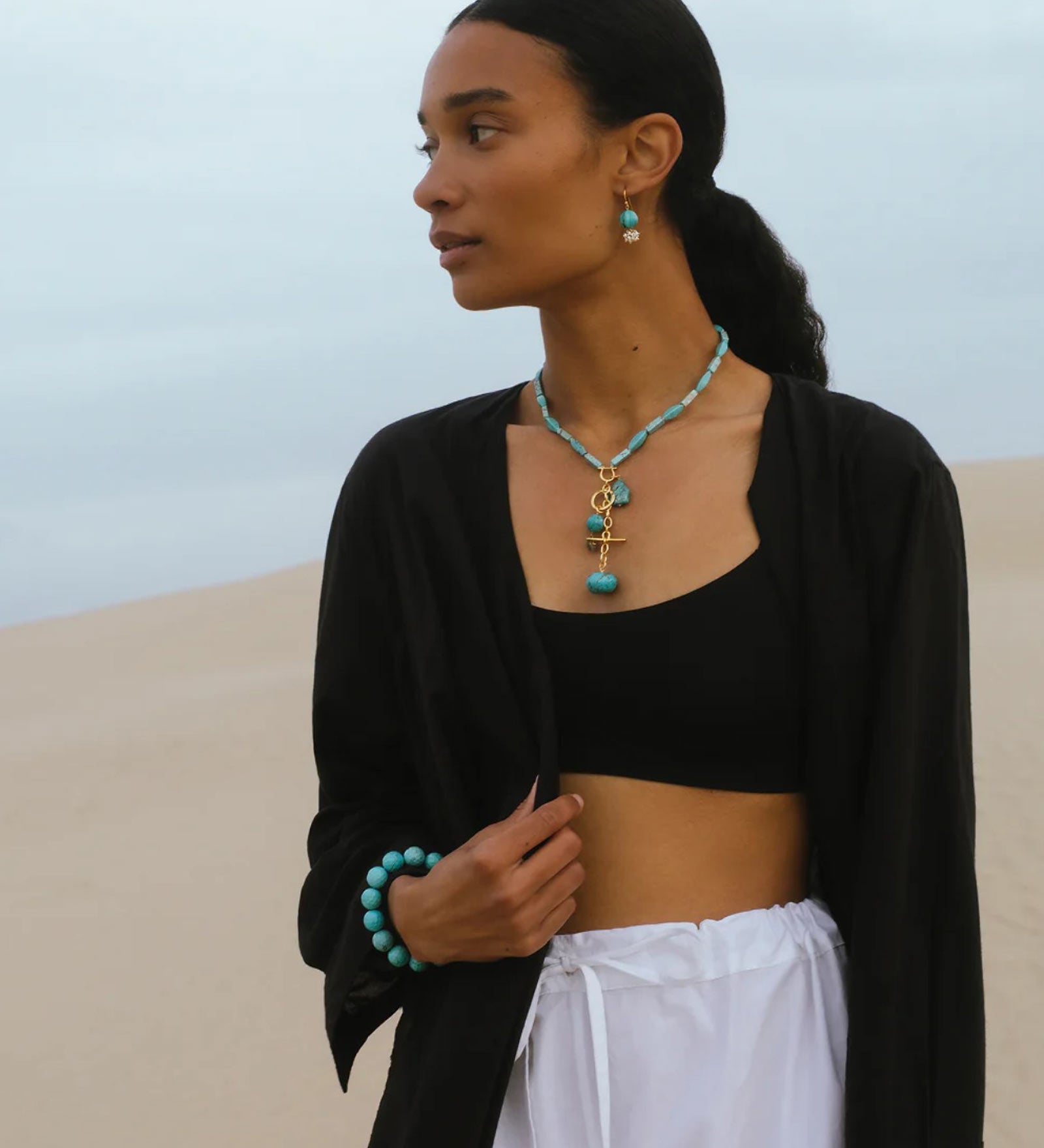 Chan Luu-Alexandria Necklace-Necklaces-Blue Ruby Jewellery-Vancouver Canada