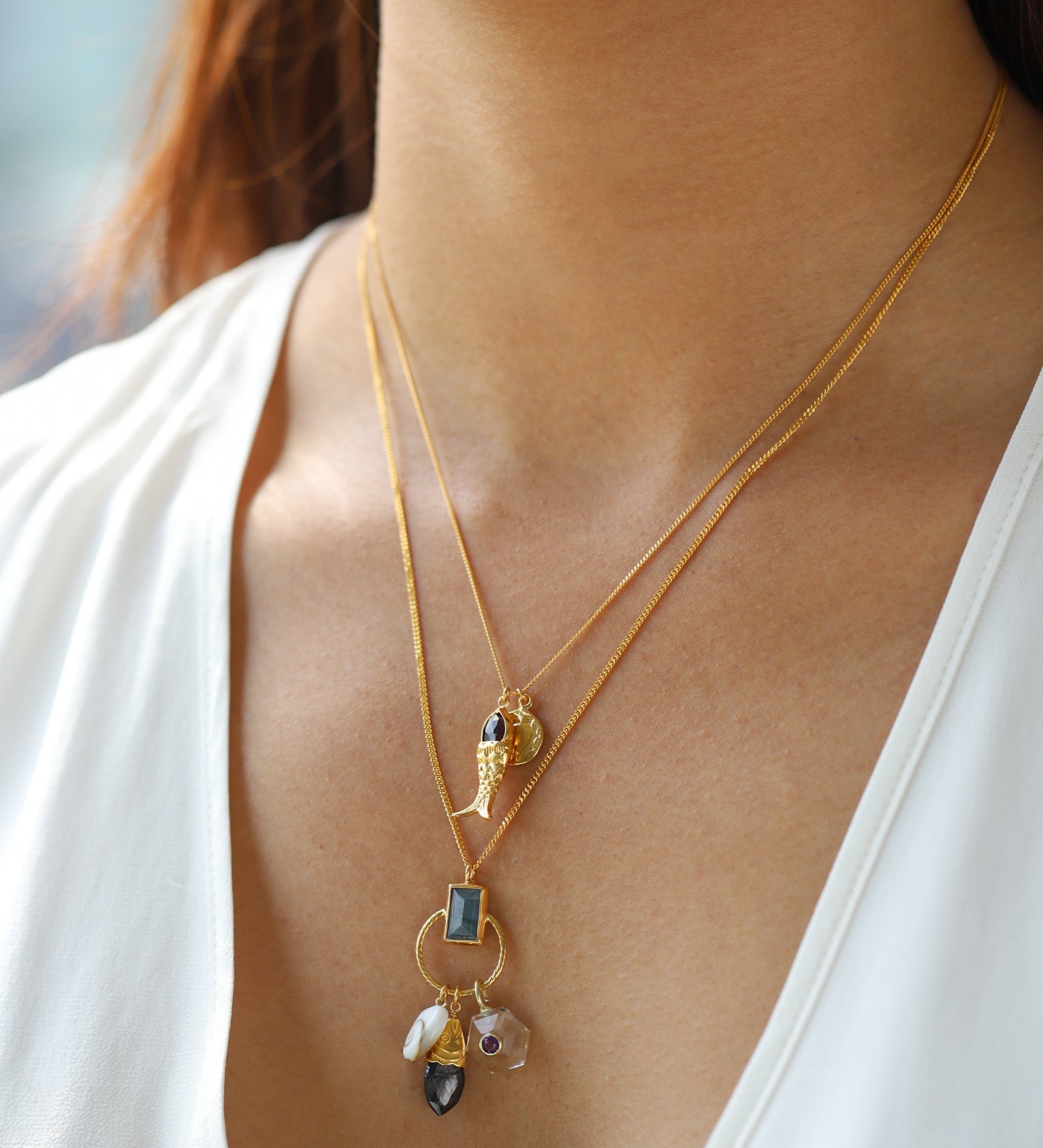 Chan Luu-Mini Koi Necklace-Necklaces-Blue Ruby Jewellery-Vancouver Canada